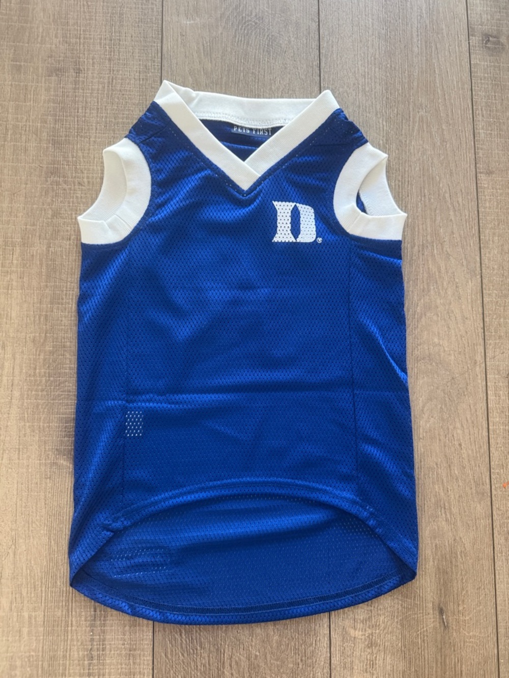 Duke Blue Devils basketball dog Royal Blue Mesh Sleeveless Jersey 01 L/XL pet